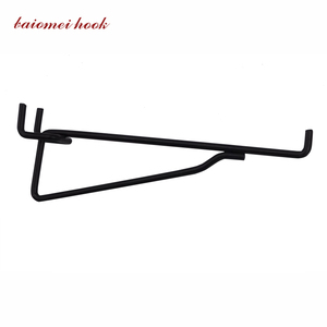 Metal Chrome Plated Black Pegboard Display Hooks Heavy Duty for Workbench Kitchen Garage Storage Organizer Fits 1/8" <strong>Peg</strong> <strong>Board</strong> - Product Image 1