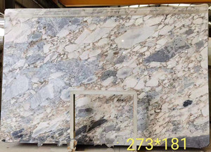 Lujo Royal Coloful Galaxy Blue Marble Pulido RF Lujo Losa grande para Vanity Top Wall & Floor Project - Product Image 2