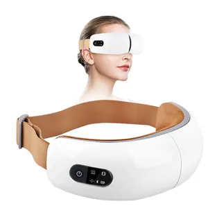 Massageador de olhos elétrico 4d, máquina de massagem de cuidados com os olhos, pressão de ar, infravermelho, aquecimento