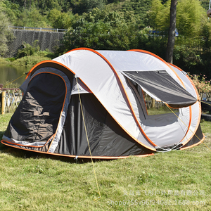 Wholesale Factory Good Quality Outdoor Large Size 4 Man Automatic Instant Tent Waterproof Camping Tents <strong>Pop</strong> up Tents - Product Image 2