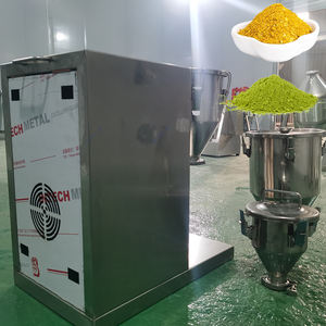 Mezcladora de Polvos Químicos a Pequeña Escala con Servomotor, Capacidad de Recubrimiento, Accionamiento por Engranajes, Mezcladora de Tambor de Alta Eficiencia - Product Image 5