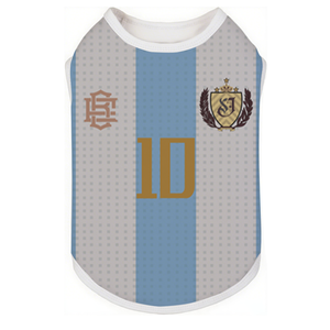 Hot Selling Summer <strong>Messi</strong> Soccer Dog <strong>T</strong>-<strong>shirts</strong> Customized Design Dog Vest Pet Clothes - Product Image 4