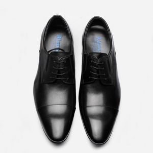 Customized <b>Men</b> Square Toe Handmade Height Increasing Wedding Party Shoe Casual <b>Dress</b> Oxford Office Shoes Anti-Slip Light Weight - Product Image 2