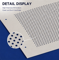 Nouveau design de panneau de châssis perforé plat en alliage d'aluminium 6063 pour la dissipation thermique des sous-racks électroniques de télécommunications