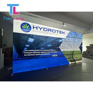 Portable 6-Sided Illuminated Fabric <b>Light</b> Box Floor Standing <b>Cube</b> Pillar for Trade Shows and Exhibitions - Product Image 2