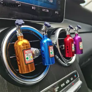 Gran oferta ambientador de aire para coche fragancia NOS Ntrogen botella difusor Car Tuning parte adornos aromatizante para olor a coche Perfume aroma