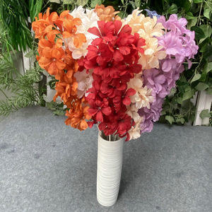 Fleurs de mariage en gros, grandes branches artificielles de Plumeria <span class=keywords><strong>Rubra</strong></span> en soie, fleurs œuf suspendues artificielles - Product Image 5
