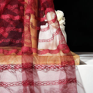 Tessuto <span class=keywords><strong>in</strong></span> Rete di Poliestere Leggero Stile Pizzo Morbido Trasparente Traspirante per Abiti da Donna Gonne <span class=keywords><strong>Tulle</strong></span> e Decorazione di Indumenti - Product Image 4