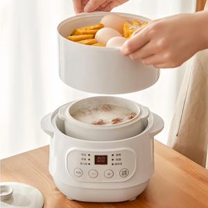 <span class=keywords><strong>Mijoteuse</strong></span> électrique 1L entièrement automatique en céramique multifonctionnelle pour le ménage pour des repas sains pour bébé facilement <span class=keywords><strong>mijoteuse</strong></span> - Product Image 3