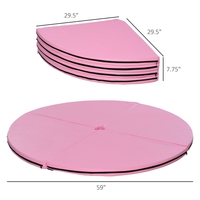 Tapis de sécurité pour pole dance en mousse PVC, épaisseur 10 cm, taille personnalisée, logo imprimé, tapis de protection contre les chutes pour la pratique de la danse