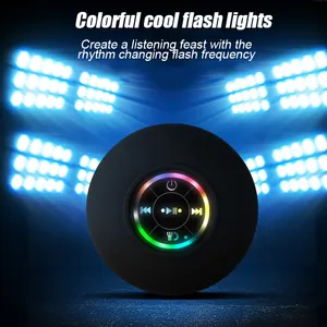 Portable Colorful Wireless Speakers Radio Subwoofer Round Small Steel Cannon BT 3D Mini Speaker