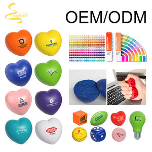 ลูกบอลโฟม PU สำหรับคลายเครียดของเล่นทำจากโฟมควบคุมความเครียดโลโก้ได้ตามต้องการ - Product Image 4