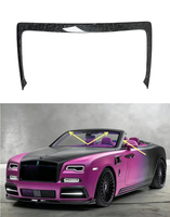 Bande de garniture de pare-brise avant en fibre de carbone sèche style MSY pour Rolls Royce Dawn Prepreg Premium