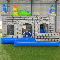 Langko Gonflables Hupfburg Dmuchany Zamek Castel Gonflabil Dragon Bounce House avec toboggan