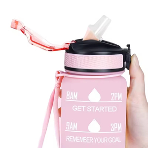 Botella de Agua Deportiva de Plástico de 32 oz con Degradado de Color, Portátil, para Adultos, para Gimnasio, Fitness y Deportes - Product Image 2