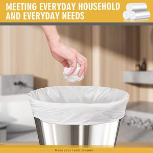 Bolsas de Basura Biodegradables Desechables de Boca Ancha, Forros para Contenedores de Basura, Sin Perfume, Reciclables, para Baño, Cocina, Dormitorio y Limpieza - Product Image 4