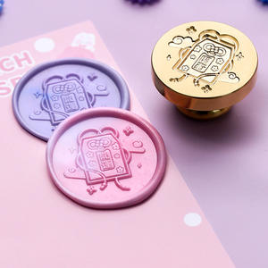 Suidis Série Animaux Mignons : Tampons à Cire Scellante en Plastique à Thème Animalier pour Journalisation et Artisanat - Product Image 3