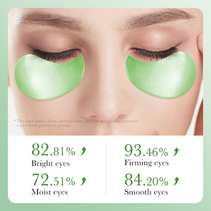 Venta al por mayor Etiqueta Privada ojo parche humedad Natural vegano Aloe Vera colágeno cristal Anti ojeras máscara de ojos para el cuidado de la piel de los ojos - Product Image 3