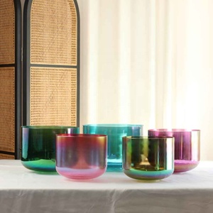 Pluie <span class=keywords><strong>de</strong></span> montagne Méditative Illumination Reiki Chakra Nettoyage Bonnes Vibrations Respiration Travail Cristal Chant Grand Bol Guérison - Product Image 2