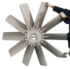 Industrial Axial Fan Impeller With Aluminum Steel Material