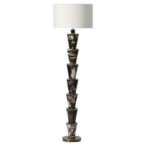 Natural Marble Floor Lamp Led <b>Light</b> Source Modern Minimalist Design Living Room Bedroom Ambient Lighting - Product Image 2
