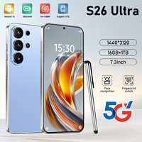 Teléfono Inteligente S26 Ultra 5G Más Vendido, Android 16GB+1TB, Teléfono Inteligente con Pantalla Grande para Juegos
