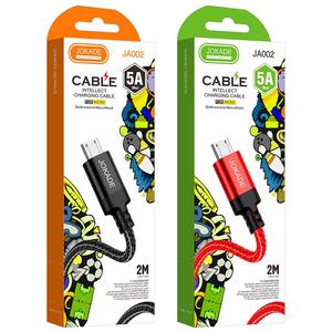 JOKADE fábrica precio al por mayor <span class=keywords><strong>2</strong></span> metros <span class=keywords><strong>Usb</strong></span> a <span class=keywords><strong>Micro</strong></span> Carga inteligente aleación de aluminio trenzado Cable de datos para teléfono - Product Image 1