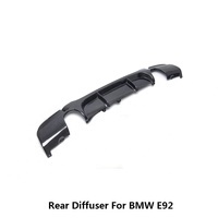 Đối Với <span class=keywords><strong>BMW</strong></span> <span class=keywords><strong>E92</strong></span> M Tech Bộ Thân Bằng Sợi Carbon Tự Động Bộ Cản Sau Bộ Khuếch Tán 2 Mẹo 2007-2012 - Product Image 2