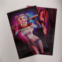 BSCI Audit Usine Lenticulaire Anime Sexy Photos 3D Anime Sexe Dessins Animés Photos Motion 3D Affiche Avec Carton Sexy Anime Designs