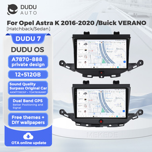 DUDUAUTO para <span class=keywords><strong>Opel</strong></span> <span class=keywords><strong>Astra</strong></span> H 2004-2014, Sistema Multimedia Android Modificado para Auto, Bluetooth, Navegación, Carplay, <span class=keywords><strong>Pantalla</strong></span> de Visión Trasera - Product Image 1