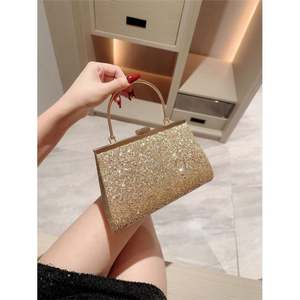 Bolsas de Festa de Casamento em Cristal, Bolsas de Metal com Strass, Bolsa Chic para Mulheres, Bolsa de Pérola em Liga - Product Image 3