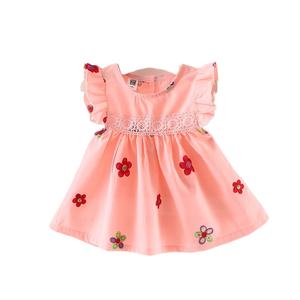 Robe fleurie en coton pour bébé fille, nouveau design 2022, robe pour enfant, robe de fête - Product Image 5