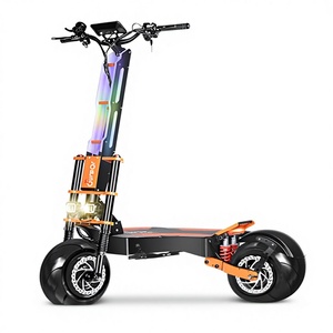 2026 10000W Dual Suspension Aluminum Scooter Seat 40Ah Lithium Battery 200kg Sensor 120KM Range Waterproof - Product Image 1