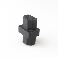 Connecteur IEC Femelle + Femelle, Prise de Courant Universelle, Prises Industrielles - 1 Laiton Cuivre Nylon Acrylique 16A, Prise ABS EU/CN