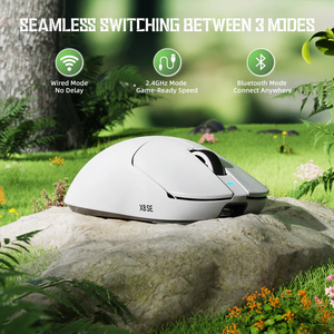 <span class=keywords><strong>2025</strong></span> tấn công ban đầu cá mập x8se Chuột chơi game không dây Ba chế độ 25000 DPI Chuột chơi game FPS siêu nhẹ - Product Image 4
