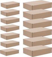 Cajas de Cartón Marrón, Cartón Corrugado para Empaquetado de Pequeñas Empresas y Envíos Postales