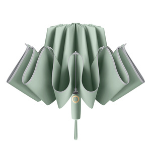 High Performance Reverse <b>Umbrella</b> 10 Ribs Auto Open <b>Foldable</b> Sun Rain Protection Travel Minimalist Design - Product Image 5