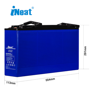 12V 180AH フロントターミナル鉛蓄電池 太陽光発電蓄電池 ディープサイクル VRLA バッテリー - Product Image 2