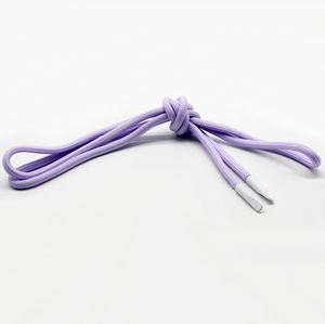 Customized Print Logo Round Hoodie <b>String</b> Metal Plastic Tips Aglets Drawstring Cord for Hoodie - Product Image 2