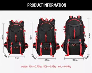 Sacs à dos de randonnée et de voyage en gros personnalisés, en stock, OEM, grande capacité, pour l'extérieur - Product Image 5