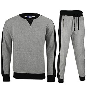 Top Joggers inferior para gimnasio, chándal de forro polar redondo, Sudadera de cuello redondo - Product Image 1