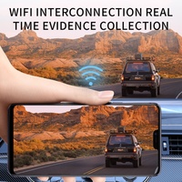 Perekam Mengemudi 1080P DVR Mobil Depan/Belakang WiFi GPS Kamera Ganda Layar Sentuh 3.2" MicroSD Penglihatan Malam Sudut 165 Derajat Cina