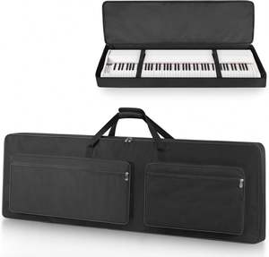 Free Sample 49 Key Keyboard Case, Keyboard Gig Bag Case with Adjustable Straps and 6-Pocket for Keyboard Accessaries - Product Image 2