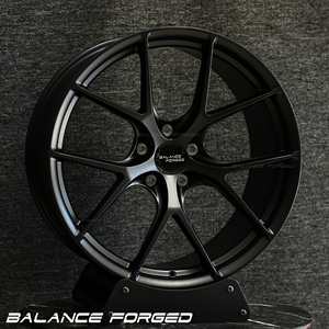 Rines BALANCE Forged Y-Spoke en Negro Mate de 18, 19 y 20 Pulgadas, 5x112 5x120, Ligeros, para BMW M3 M4, Mercedes A45 AMG, <span class=keywords><strong>Ford</strong></span> <span class=keywords><strong>Mustang</strong></span> - Product Image 5