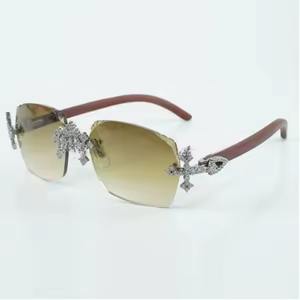 Nuevas gafas de moda, gafas Unisex tachonadas con diamantes de moissanita, ideales para el uso diario, nuevas gafas de sol de lujo de diseñador - Product Image 4