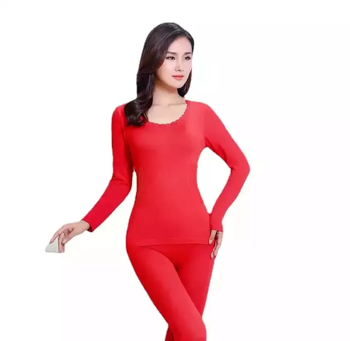 Long Johns Set Women's Body Set Seamless Body Cotton Sweater Body Shaping Autumn And Winter Thermal Underwear