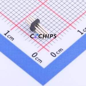 KH-1.27PH180-2X2P-L7.2 Pin Header Through hole Component (THT),P=1.27mm Connector 2x2P 1.27mm 1.27mm Pin Header - Product Image 1