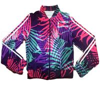 Veste d'équipe personnalisée à fermeture éclair complète bon marché, assez extensible, sublimée pour l'école de danse Cheer Association Club