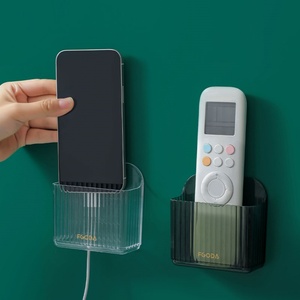 New Free Punching Wall-mounted <b>Storage</b> <b>Box</b> Transparent TV Air-conditioning Remote-control <b>Storage</b> <b>Box</b> <b>Storage</b> Supplies - Product Image 6