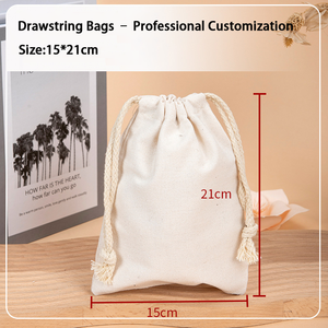 WML046 <strong>2026</strong> Custom Creative Canvas <strong>Promotional</strong> Gift Pouch Drawstring Bags with logo Pattern Print - Product Image 5